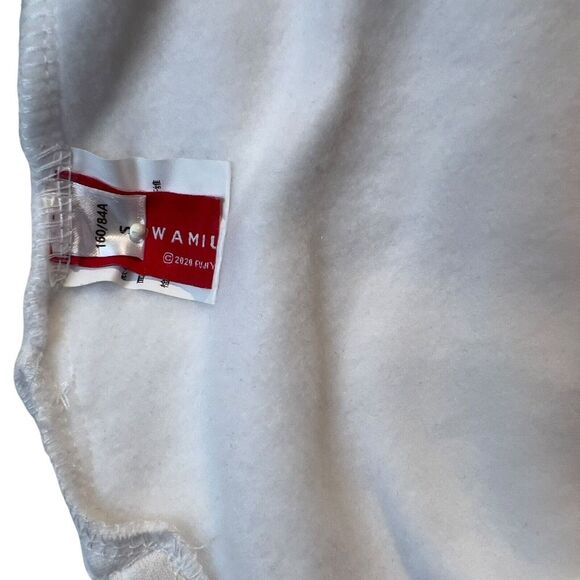 Peko 3D Sweatshirt White/Silver Angel Wings Sweet Peko Size S (See Measurements) - Picture 10 of 13